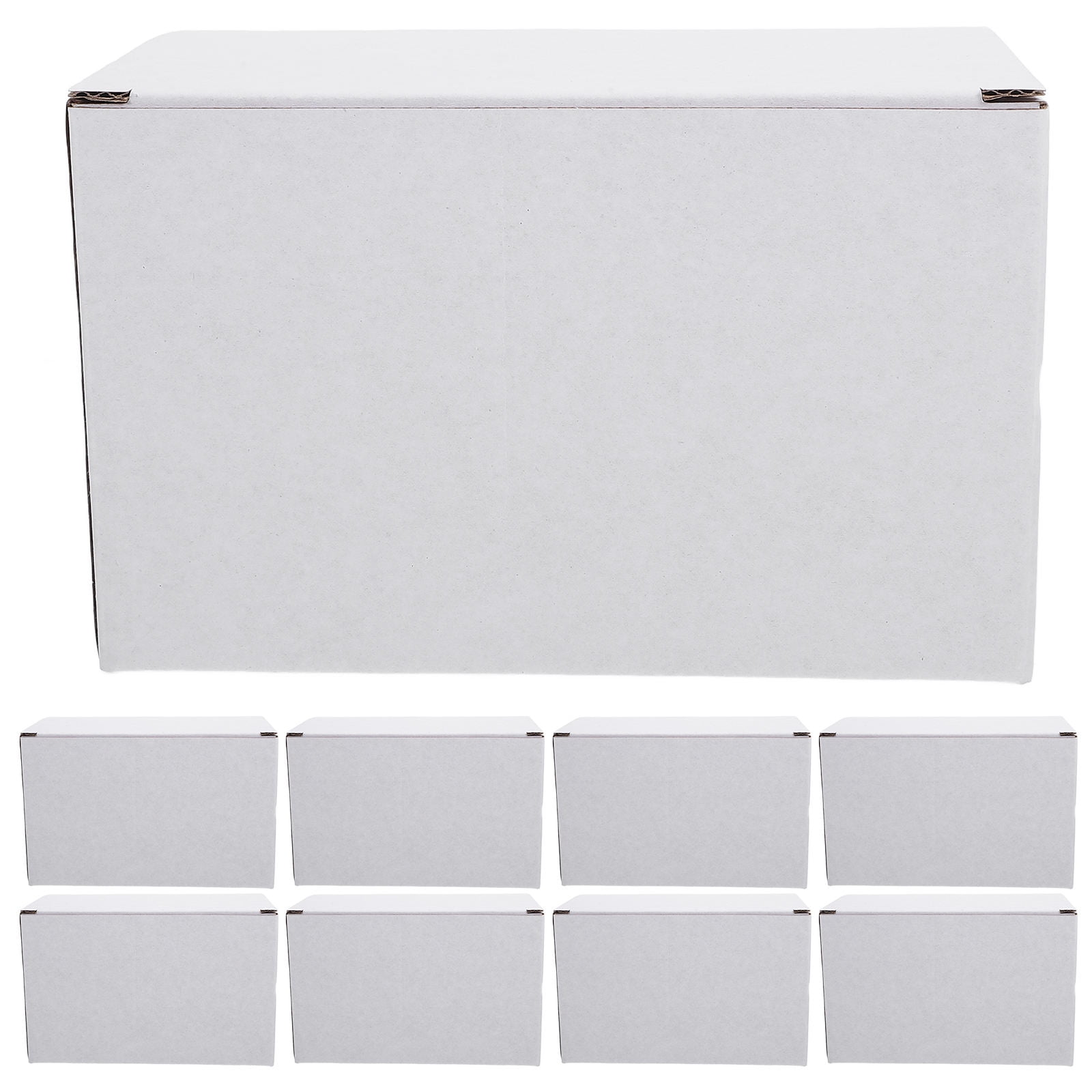 Multi Divided Box Paper OUNONA 10pcs Corrugated Paper Box Divided Packing Box Multi-function ...