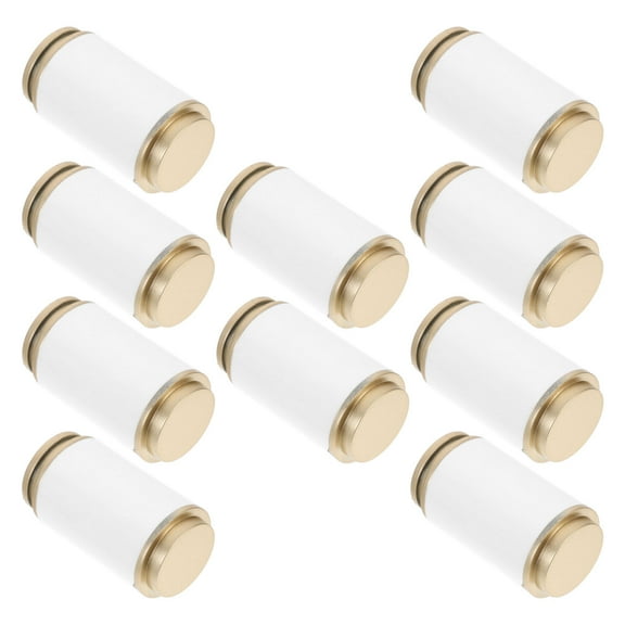 FOLOYORI Window Curtain Rod End Cap Round for Homeowners 10Pcs 3.0x1.7x1.1In
