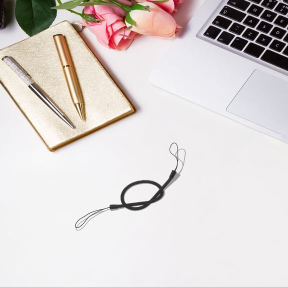 OUNONA 10pcs Elastic Stylus Tether Lanyard Plastic Touch Pens Rope Retractable Coiled Spring Anti-lost Pen Keeping Lanyards for Tablet Touchscreen