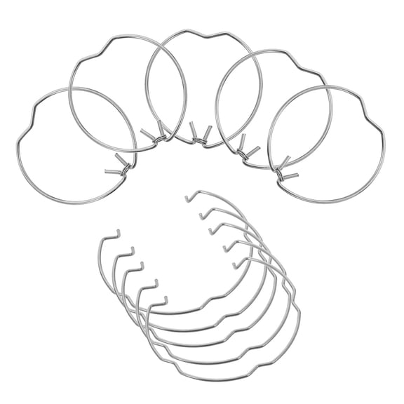 OUNONA 10pcs Light Emitting Diode Downlight Spring Clips for Lamp Recessed Lighting Accessories Metal Retaining Spring Clamps