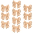 thumbnail image 1 of OUNONA 10pcs Metal Bow Shape Sewing Buttons for Clothes Coat Cloak Sweater Craft Accessories, 1 of 7
