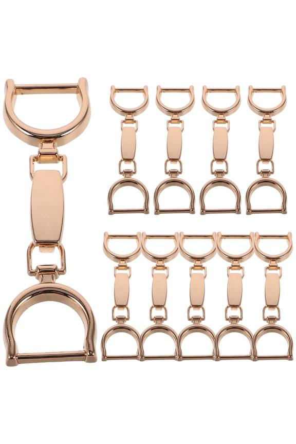 10-Pack Swivel Clasp , Zinc Alloy, Perfect for Making and Craft Projects