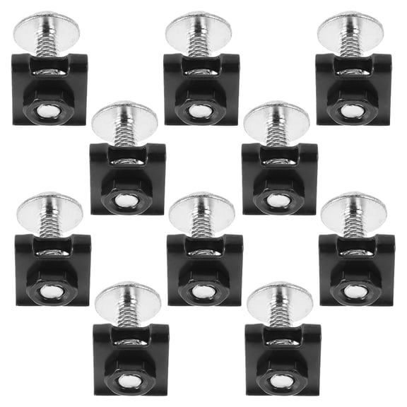 Tineasur Motorcycle Fairing Screws  10Pcs Multi-Color Metal Windshield Bolts Easy Install Kit