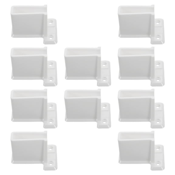 OUNONA 10pcs RV Sliding Mirror Door Latch Holder Universal Sliding Mirror Door Mirrored Doors Keeper Replacement for RV