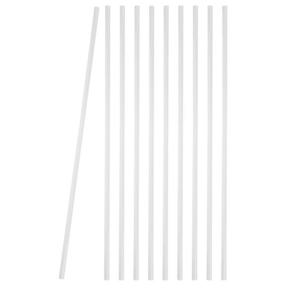 WEAVILUX 10pcs Round Empty Tubes ABS Plastic for Projects, Crafts, Storage, and Various Applications