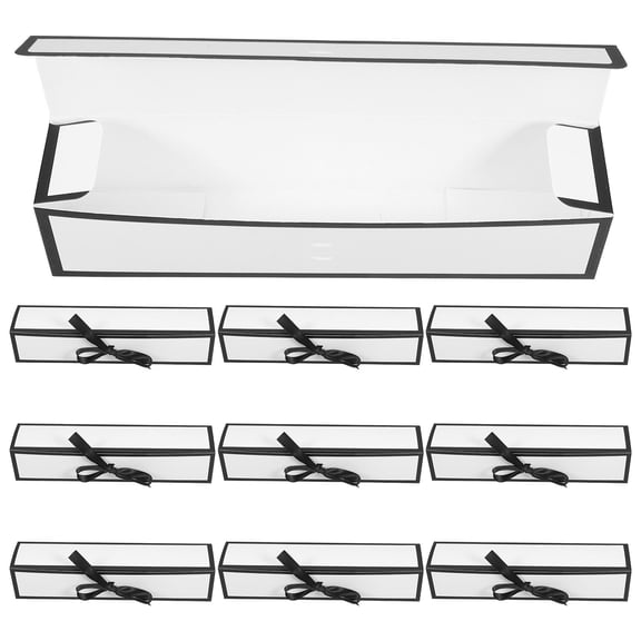 OUNONA 10pcs Small Paper Boxes Multi Kraft With Versatile Use For Graduation Party Favors