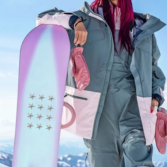 OUNONA 10pcs Snowboard Traction Pads Self Adhesive Metal For Snowboarding Use