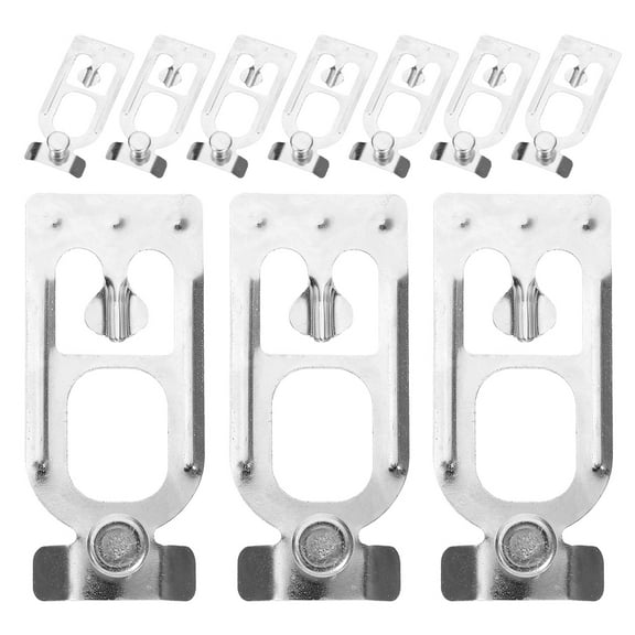 OUNONA 10pcs Teardrop Pallet Rack Clip Shelf Pegs Replacement Cabinet Safety Shelf Brackets Shelf Clips for Kitchen Cabinets