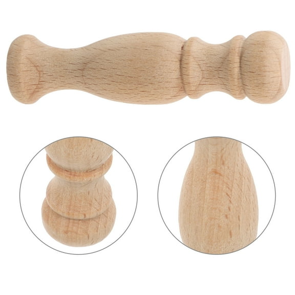 OUNONA 10pcs Unfinished Wooden Baluster Spindles for Home Decor Craft Projects Elegant Roman Pillar