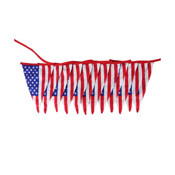 OUNONA American Banner Multi Color Pennant Banner for Festive Home Decoration