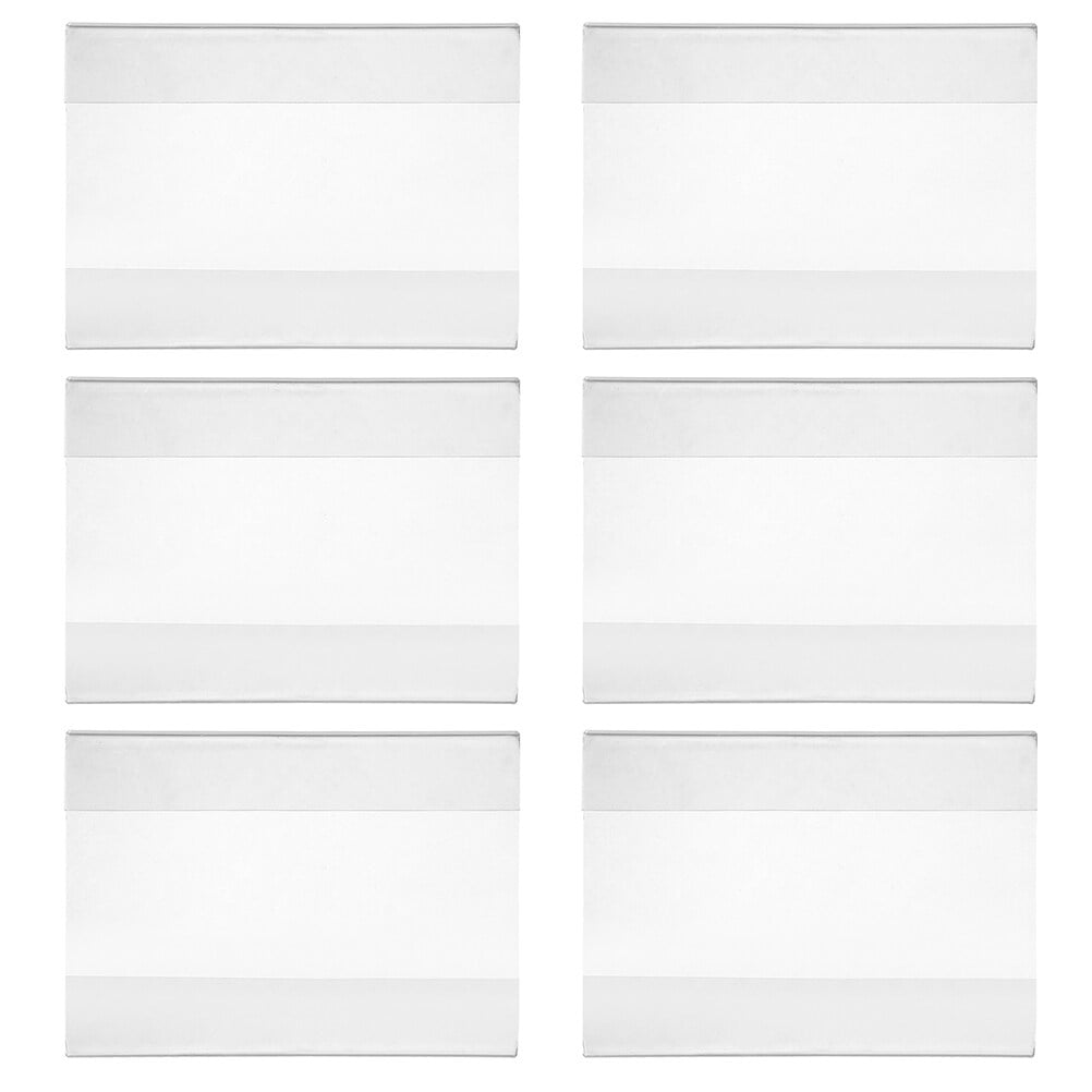 OUNONA 12 Pcs Acrylic Sign Holder Versatile Acrylic Racks Horizontal ...