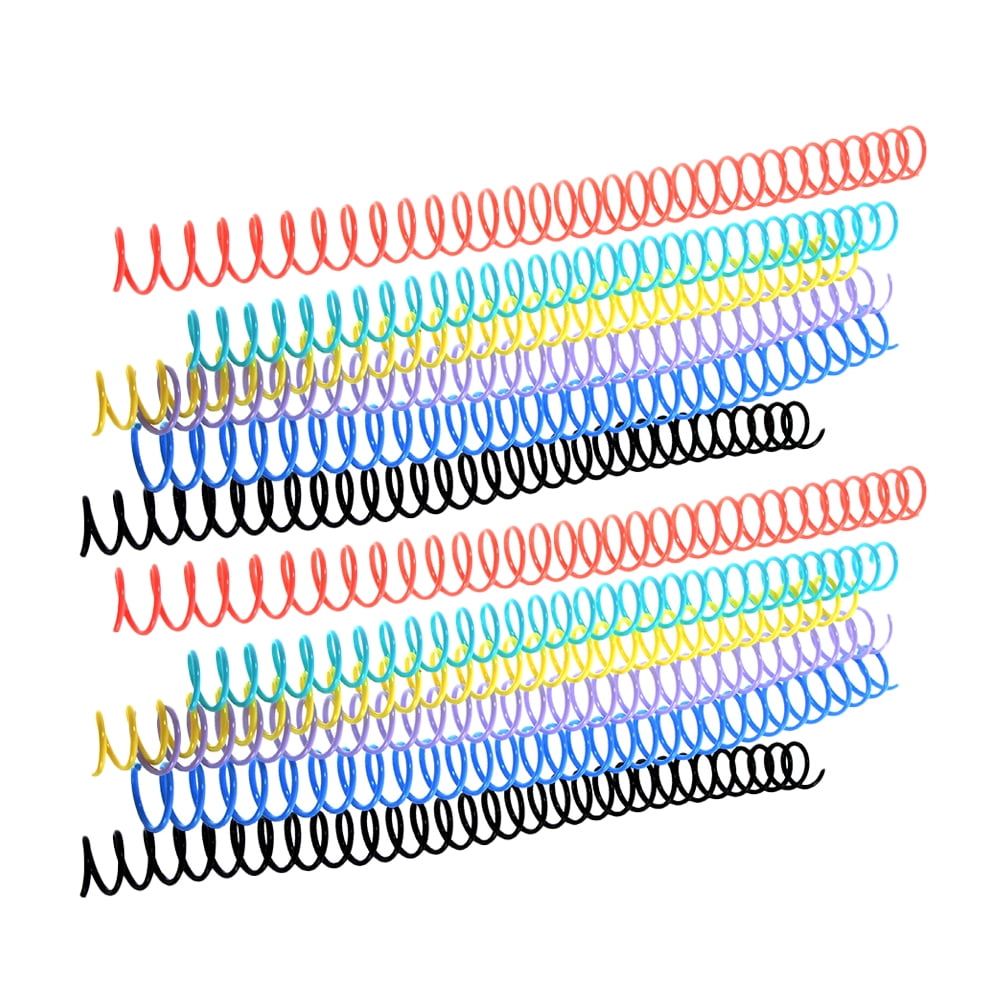 OUNONA 12Pcs Removable Colored Binder Rings for Loose Leaf Notepad and ...