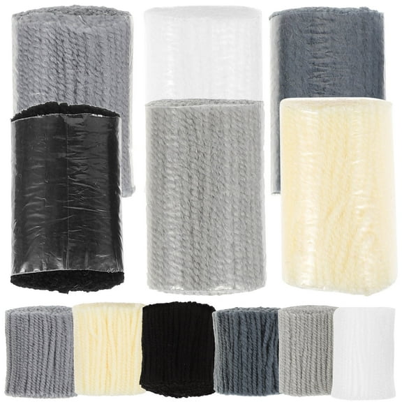 WEAVILUX Latch Hook Rug Yarn Acrylic Fibers Assorted Color 12Pcs 2.16X1.38X1.38in