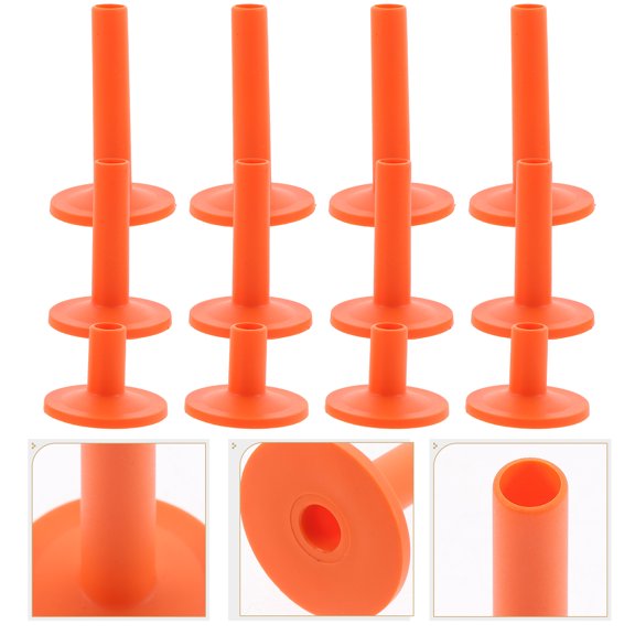 OUNONA  12 Pcs Cymbal Stand Accessories Drum Kit Supplies Sleeves for Short