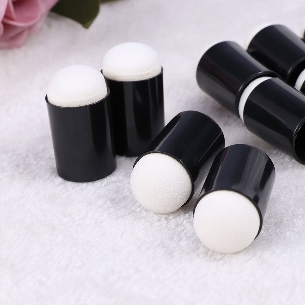OUNONA 12 Pcs Drawing Sponge Brush Finger Paint Sponges for Painting