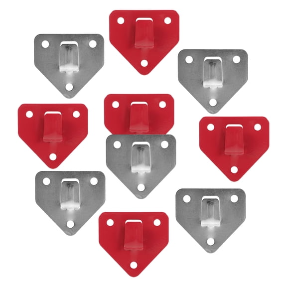 OUNONA 12 Pcs Fire Extinguishers Fire Extinguisher Hook 6.20X6.20X0.80CM