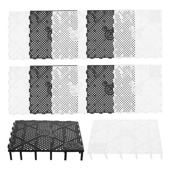 OUNONA 12 Pcs Fish Tank Bottom Filter Plate Budgie Drain Grate Cover Hydroponic Toys Baby