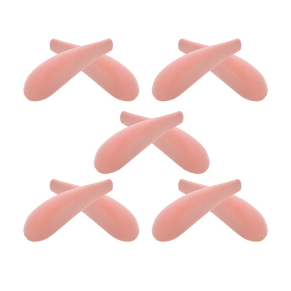 OUNONA 12 Pcs Hanger Shoulder Rest Wire Hook Tie Elastic Bracelets Adjustable Child Pink