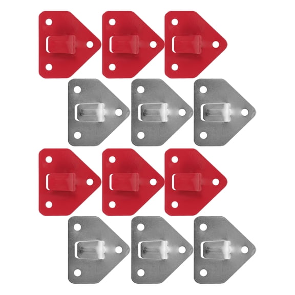 OUNONA 12 Pcs Holder Extinguishers Fire Extinguisher Hook 6.20X6.20X0.80CM