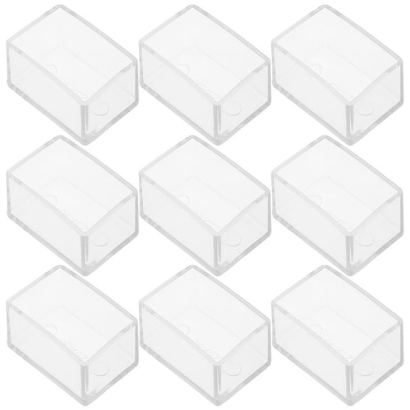 FOLOYORI Chair Leg Protectors Transparent PVC 12 Pcs