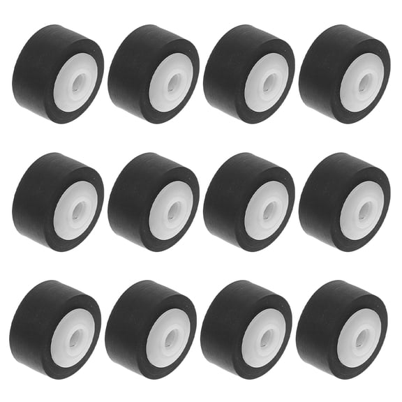 OUNONA 12 Pcs Recorder Repair Maintenance Pinch Roller for Audio Black