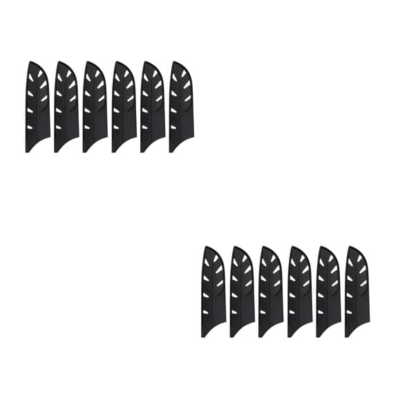 OUNONA 12 Pcs Universal Guards hef Protectors Sleeves Protectors Storage Blocks Kitchen Utility Cutlery 7 Inch