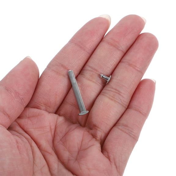 OUNONA 12 Sets Fan Nail Accessories 3.00X0.50X0.30CM Silver