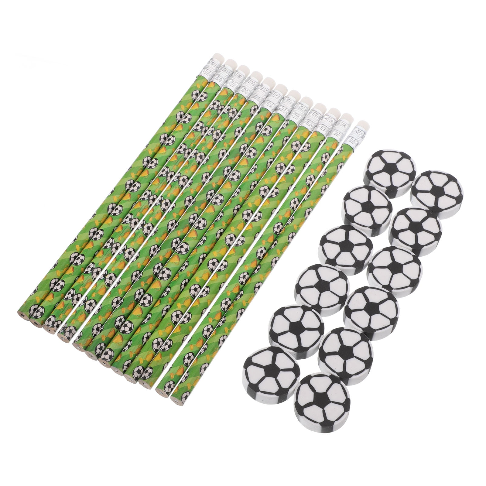 OUNONA 12 Sets Football Stationery Student 18.50X0.50X0.50CM