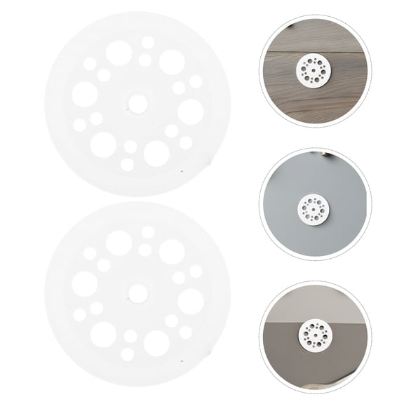 OUNONA Plastic Ceiling Tile Fasteners Washers for Foam Panel Fixing Structural Support 120 Pcs