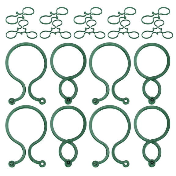 OUNONA 120pcs Tomato Securing Clips Garden Plant Support Clips Plant Twist Binding Clamps for Climbing Plants String Trellis Accessories