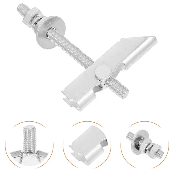 OUNONA 12Pcs Adjustable Clamping Width Toggle Bolts for Heavy Duty Drywall and Wall Mounting