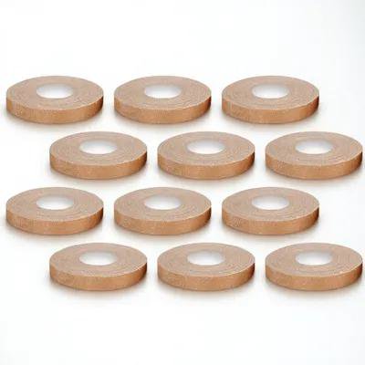 OUNONA 12Pcs Brown Finger Adhesive Tapes for Guzheng Breathable and Anti-Allergic Performance