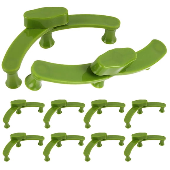 OUNONA 12- Plastic Tree Support Clips for Leaning Trees, and Weather-Resistant Plant Training Accessories