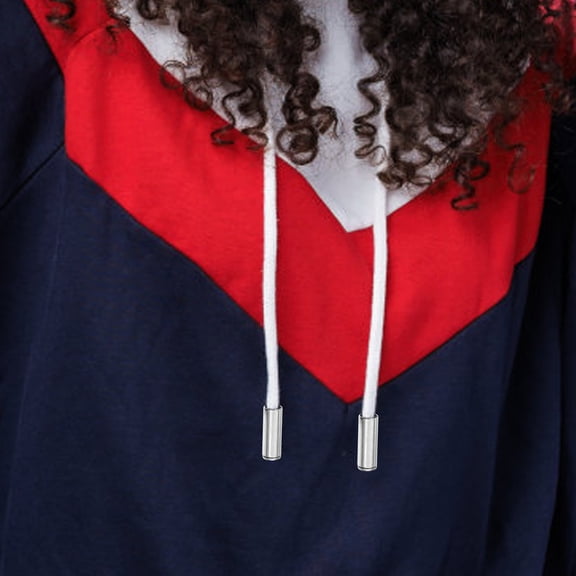 OUNONA 12Pcs Silver Metal Cord End Caps for Shoe Lace Aglets Hoodie Strings and Drawstrings