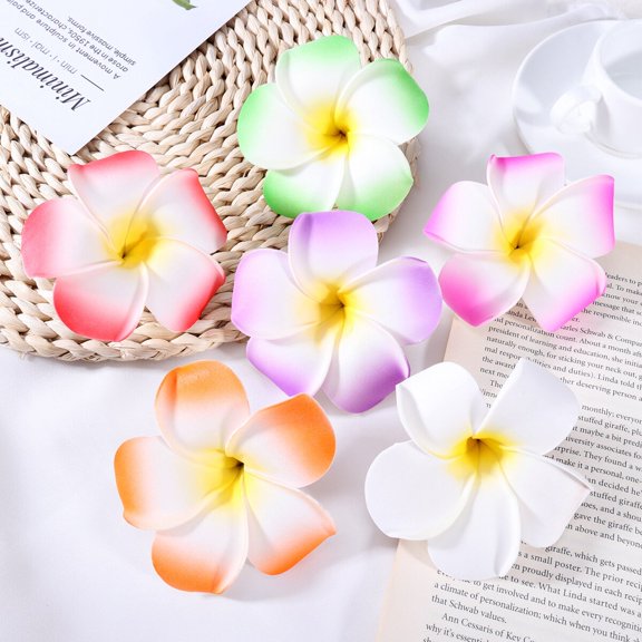 OUNONA 12Pcs Cute Hair Clips Fabric in Assorted Color for Women Hair Accessories 6*6cm Braid Assistance