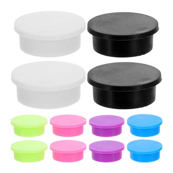 OUNONA 12Pcs Vial Caps Assorted Colors Airtight Leakproof Covers for Secure 3Ml Glass Vial Storage