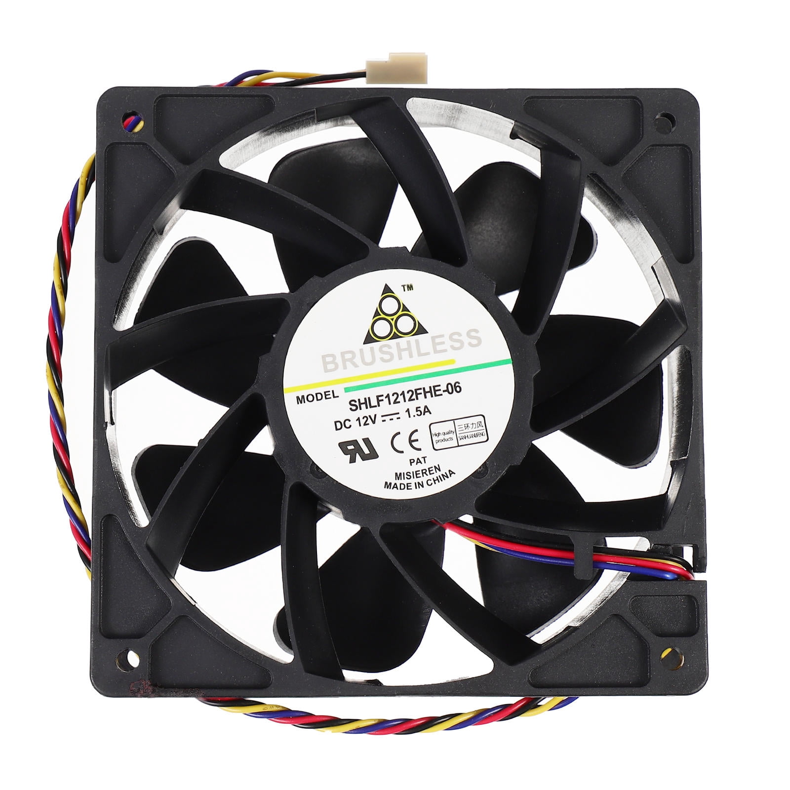 OUNONA 12V Computer Cooling Fan 1.5A 4-wire Air Flow Heat Sink ...
