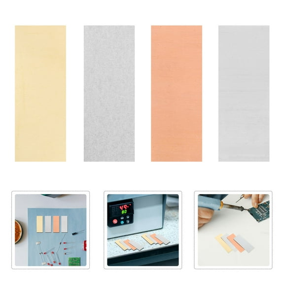 Tineasur Assorted Metal Sheets Copper Zinc Iron for Fruit Battery Science Lab Experiments Educational Kit