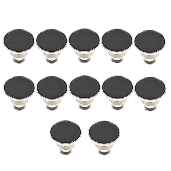 OUNONA 12pcs Metal Jeans Replacement Buttons Set Adjustable Removable Pants Buttons for Denim Jackets and Jeans