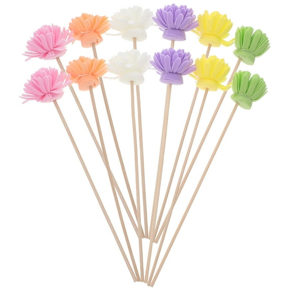 OUNONA 12pcs Replacement Reeds For Diffuser Reed Diffuser Sticks Reed Diffuser Base Fragrance Sticks Scented Oil Sticks Fragrance Strips Bulk Diffuser Sticks