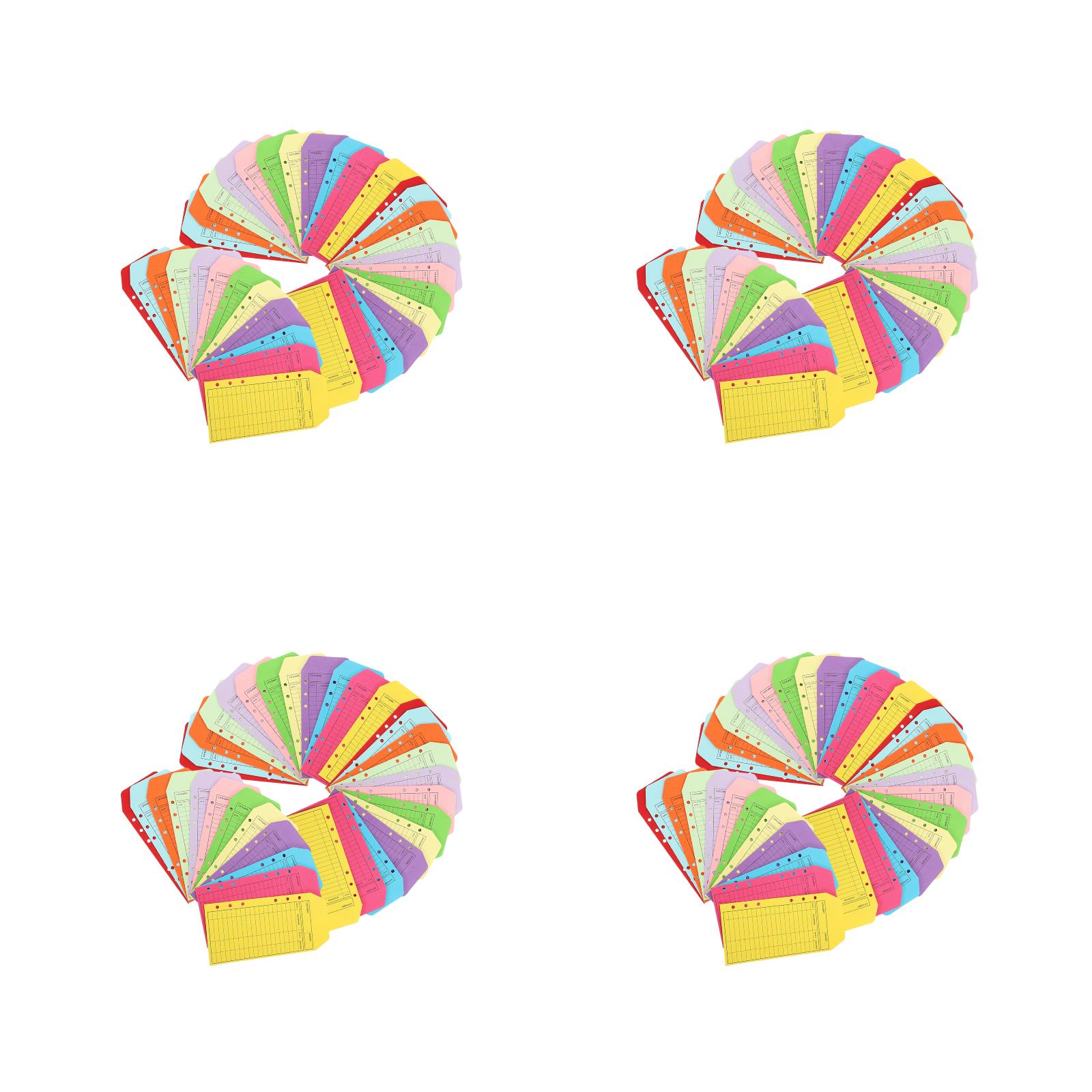 OUNONA 144 pcs Expense Envelopes Budget Envelope Cash Envelopes ...