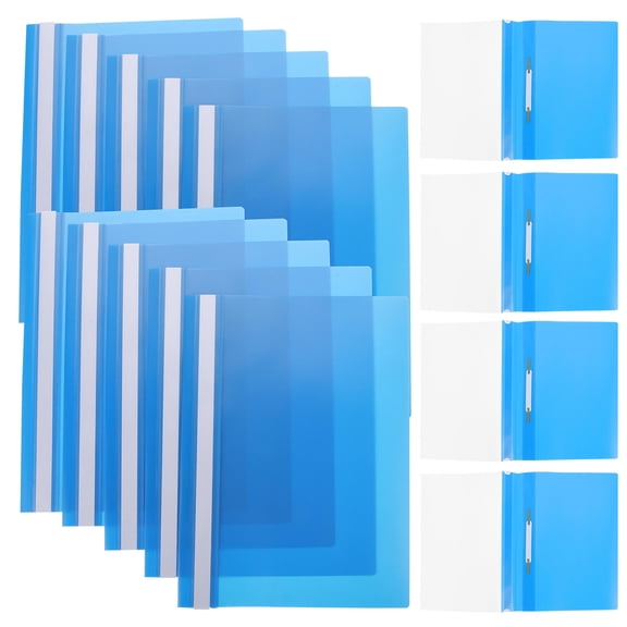 OUNONA 15 Pcs Booklet Folder Organizer Documents Blue