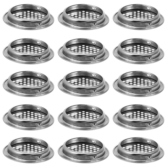 OUNONA 15 Pcs Cabinet Vent Ventilation Grille Lockable Wall Radiator Trim Sundries