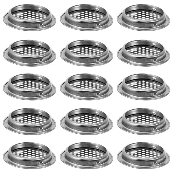 OUNONA  15 Pcs Directional Cabinet Vent Ventilation Grille with Closure Holes Sundries