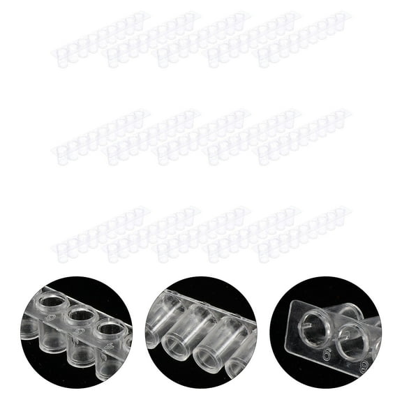 DRAFIDEEP Plastic Reaction Plate Square 15Pack 4.7X0.98X0.79In