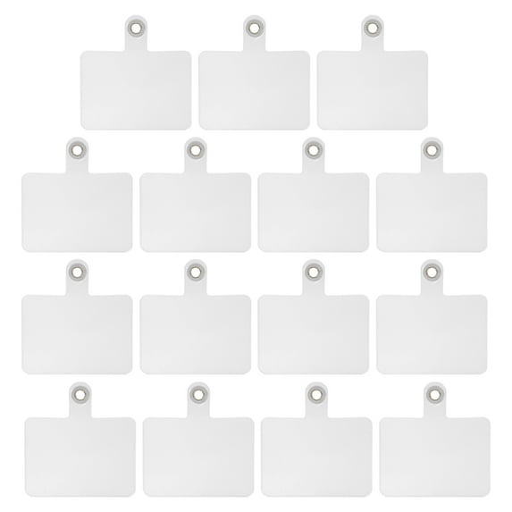 OUNONA 15 Pcs Phone Tether Patches Practical Phone Case Anchor Lanyard Hanging Pads