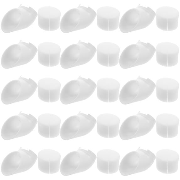 Flower Consumption OUNONA 15 Sets White Hydroponic Net Cup Kit with Water-Retaining ...