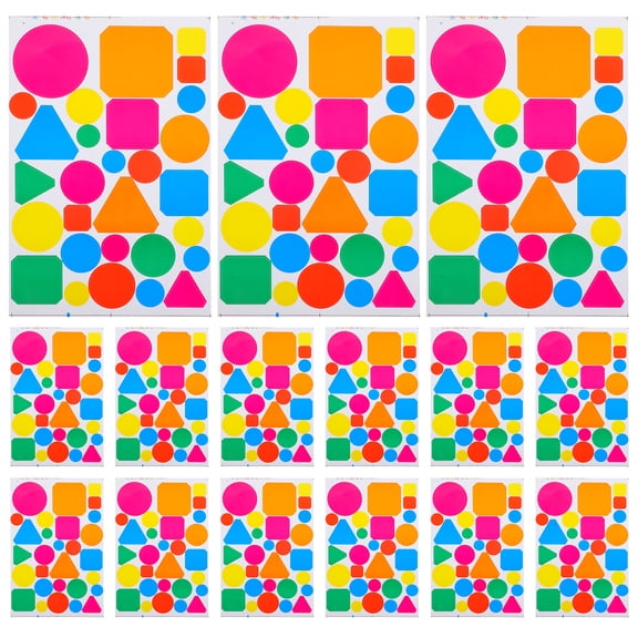 OUNONA  15 Sheets Pop Door Kit Self-adhesive Label Travel