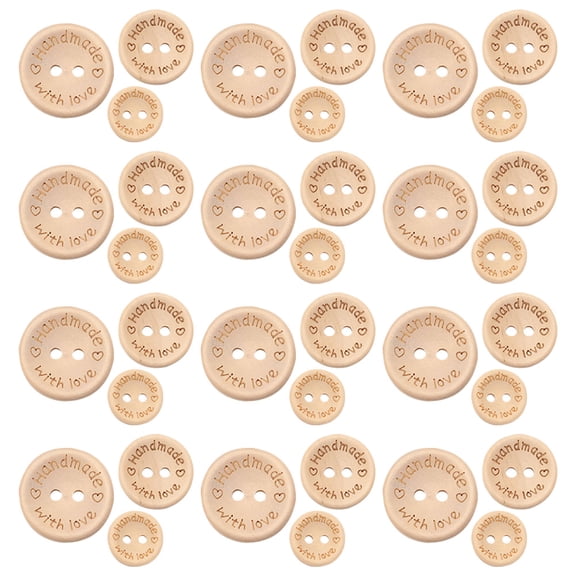 BESTYASH 150 Pcs Beige Plastic Sewing Buttons for Crafts, Coats, Shirts, Accessories, Decorative and Buttons Set
