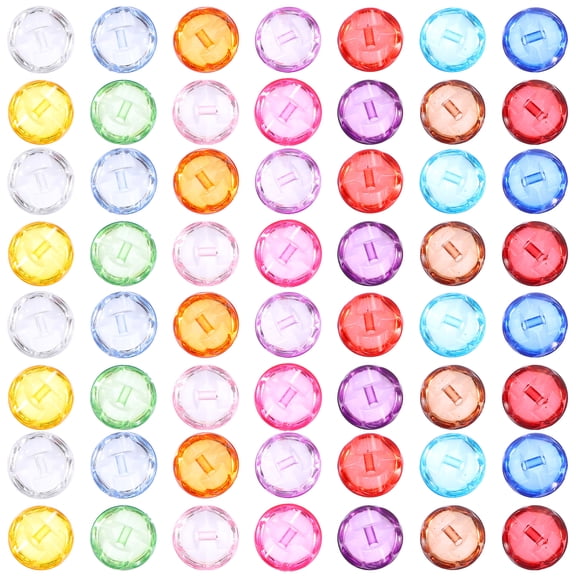 OUNONA 150Pcs Clear Resin Sewing Buttons for Crafts, Knitting, Projects, and Stylish Sewing Accessories